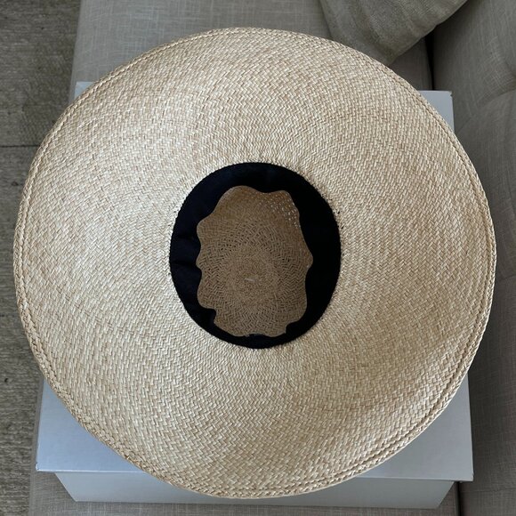 Gladys Tamez Millinery Wide Brim Summer Hat Size S - Picture 2 of 4
